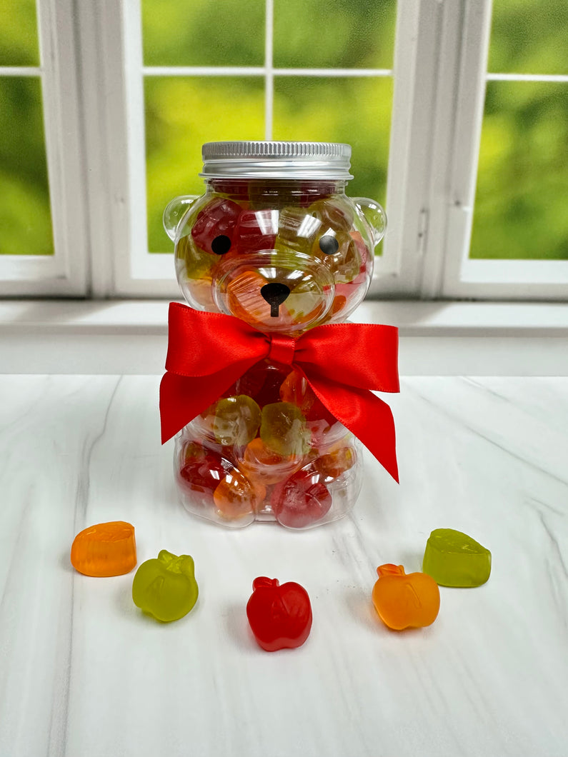Spring Bear with Apple and Leaf Gummies