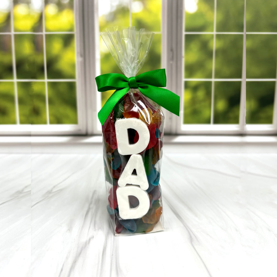 Father’s Day - Dinosaur Gummy Bag with Hard Candy ‘DAD’