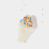 Hollow Hard Candy - Ice Cream Cone with Sprinkles