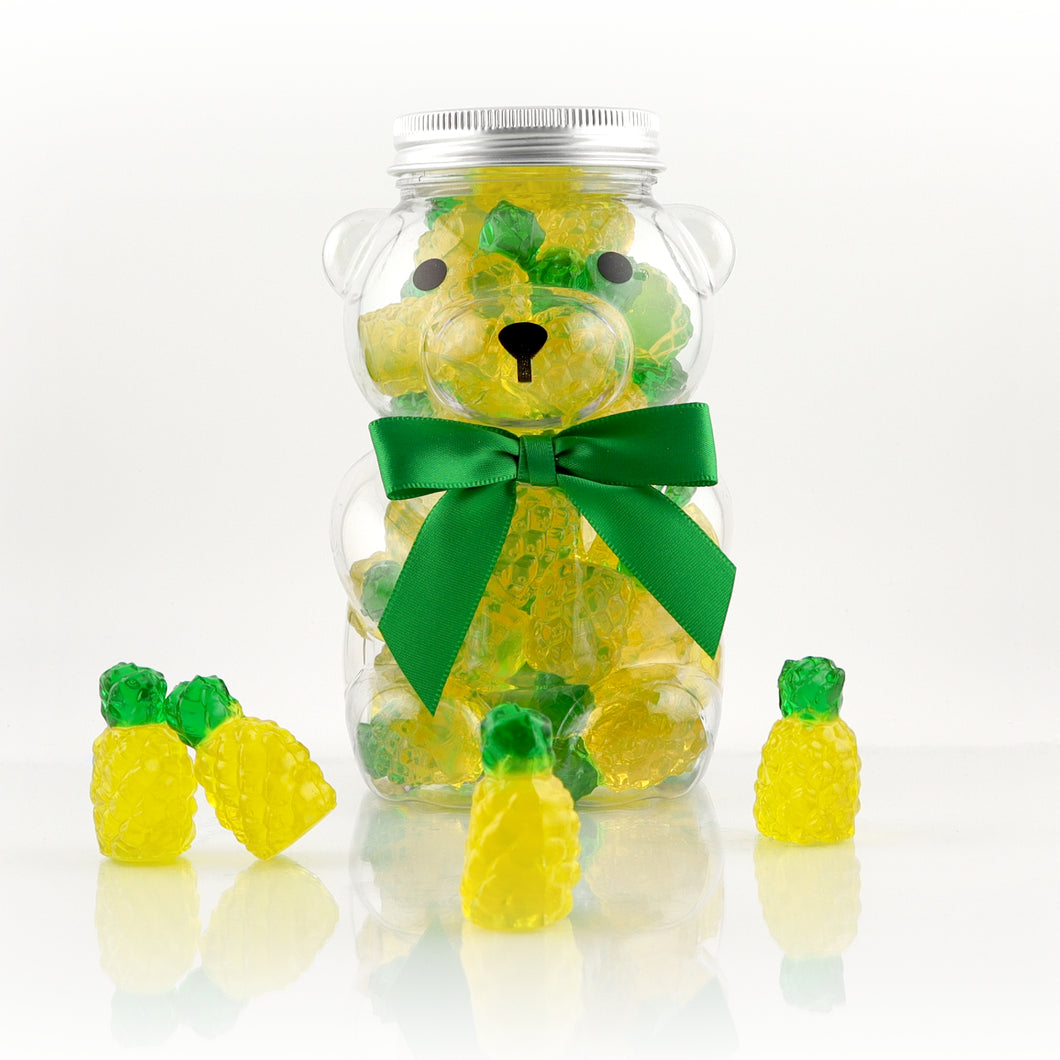 Summer Bear filled with 3-D Gummy Pineapples