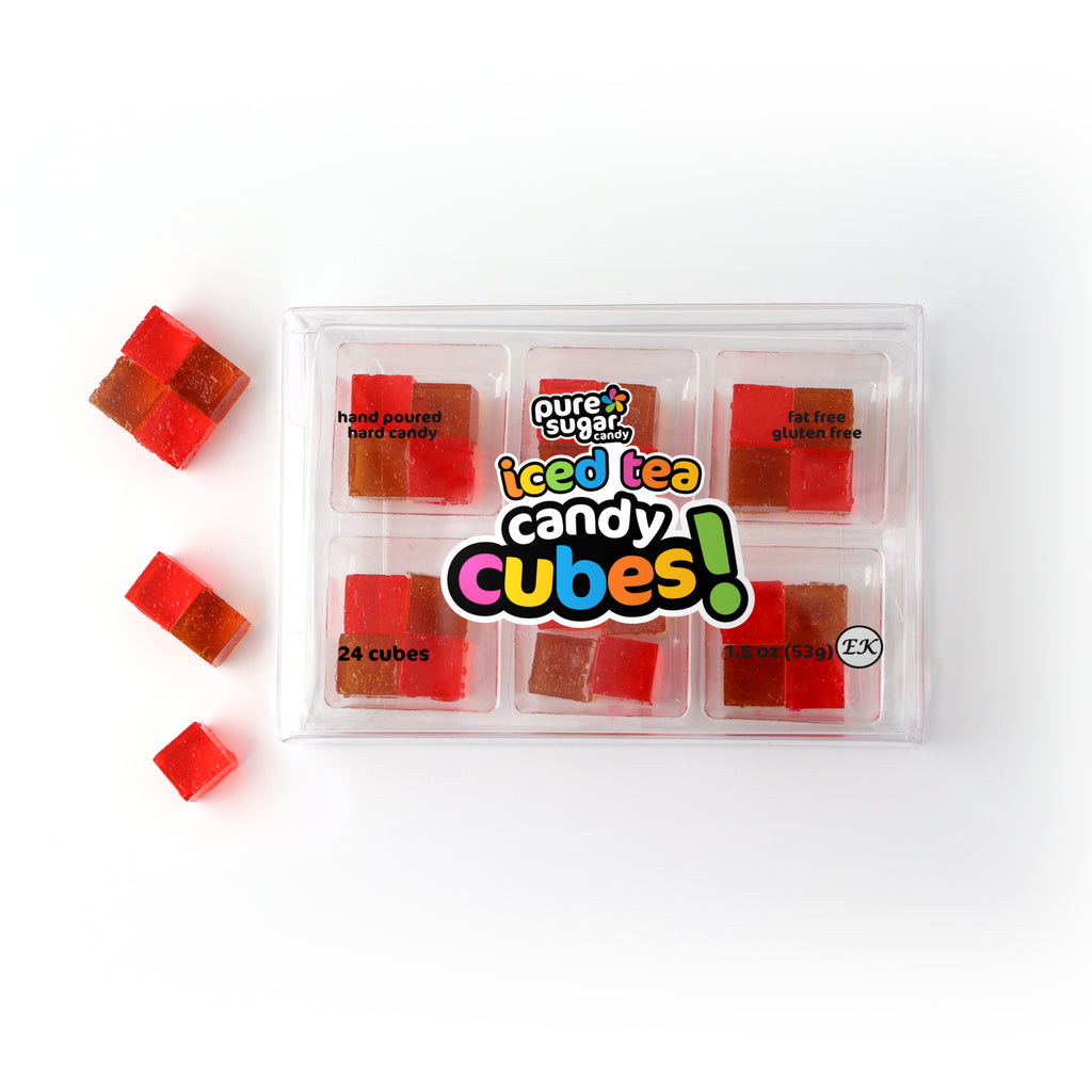 Candy Cubes - Raspberry Iced Tea – Pure Sugar Candy